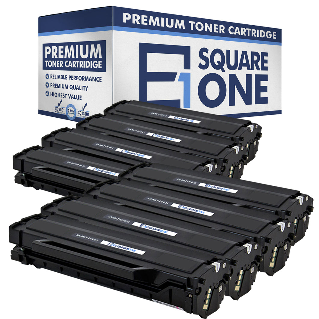 eSquareOne Compatible Toner Cartridge Replacement for Samsung MLT-D101S (Black, 8-Pack)