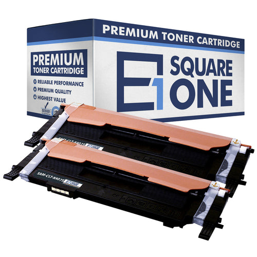 eSquareOne Compatible Toner Cartridge Replacement for Samsung CLT-K407S (Black, 2-Pack)