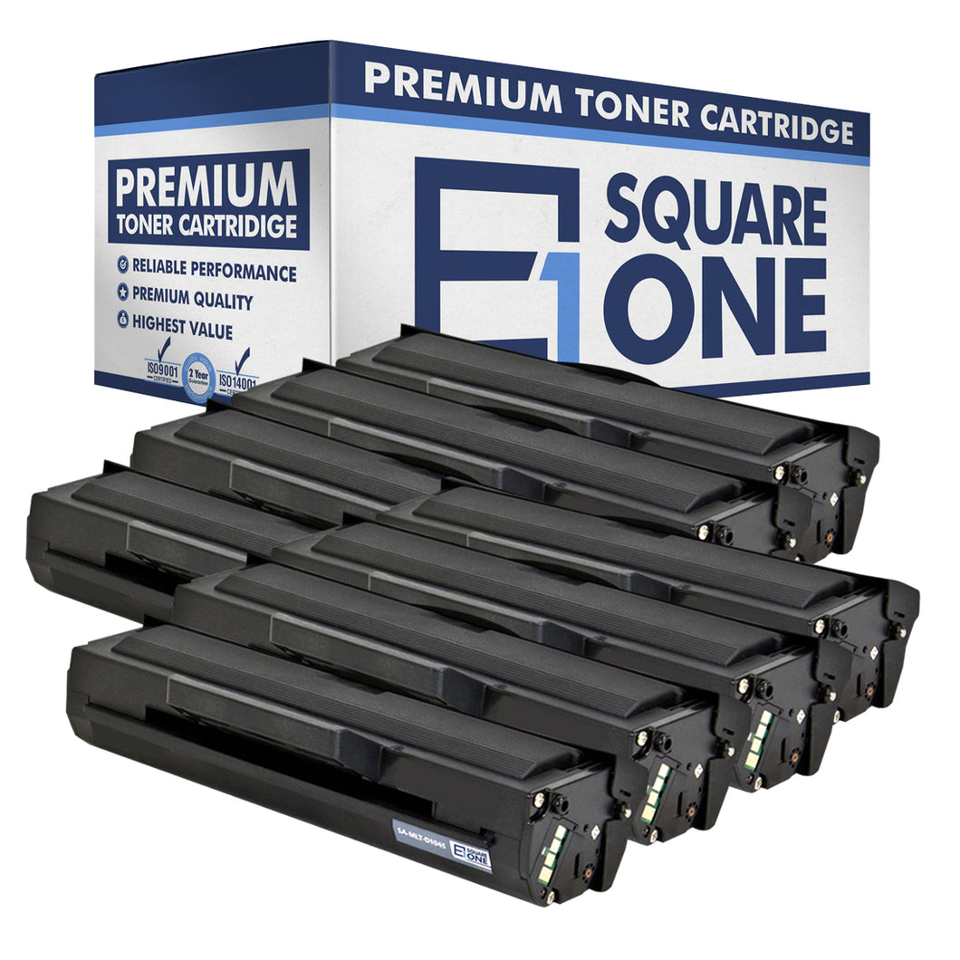 eSquareOne Compatible Toner Cartridge Replacement for Samsung MLT-D104S (Black, 8-Pack)
