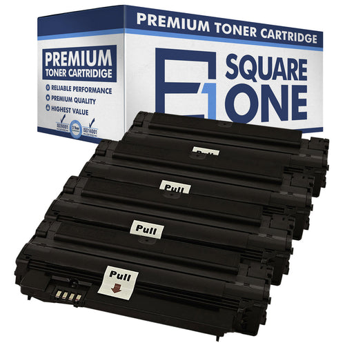 eSquareOne Compatible (High Yield) Toner Cartridge Replacement for Samsung MLT-D105L (Black, 4-Pack)