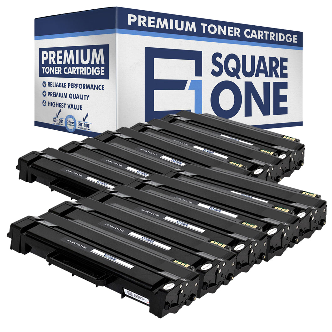 eSquareOne Compatible (High Yield) Toner Cartridge Replacement for Samsung MLT-D115L (Black, 10-Pack)
