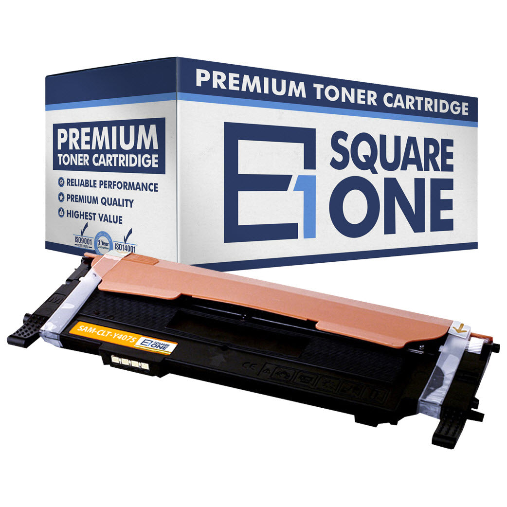 eSquareOne Compatible Toner Cartridge Replacement for Samsung CLT-Y407S (Yellow, 1-Pack)