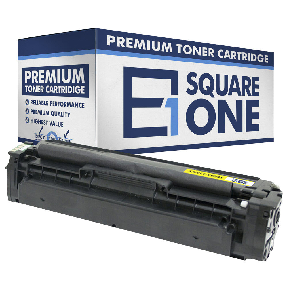 eSquareOne Compatible Toner Cartridge Replacement for Samsung CLT-Y504S Y504 (Yellow, 1-Pack)