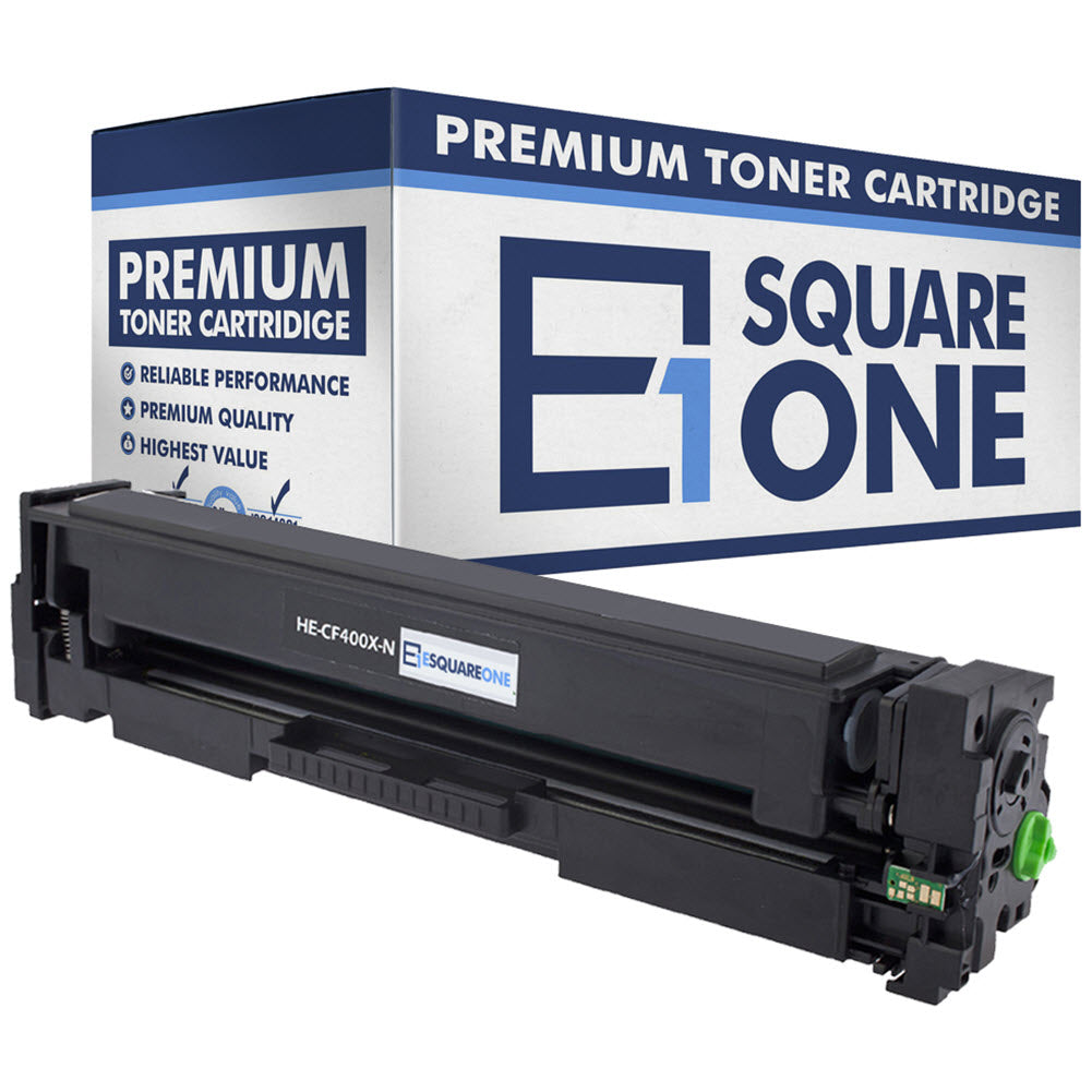 eSquareOne Compatible High Yield Toner Cartridge Replacement for HP 201X CF400X (Black, 1-Pack)