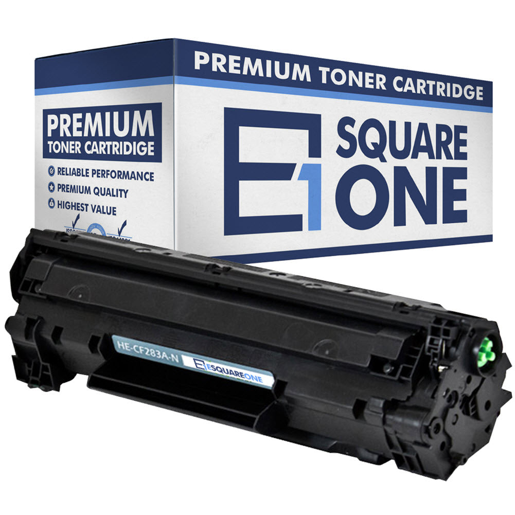 eSquareOne Compatible Toner Cartridge Replacement for HP 83A CF283A (Black, 1-Pack)
